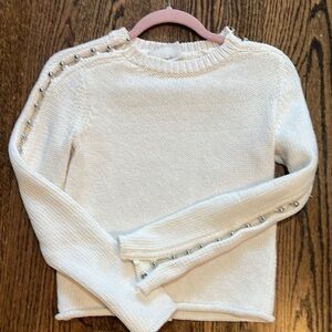 3.1 Phillip Lim White Knit Sweater